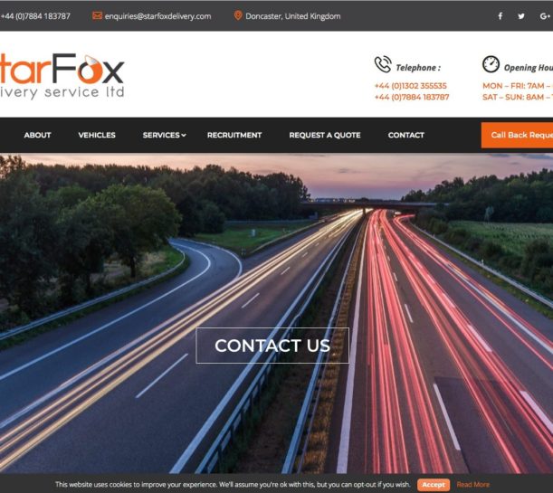 starfox delivery ntd website design desktop